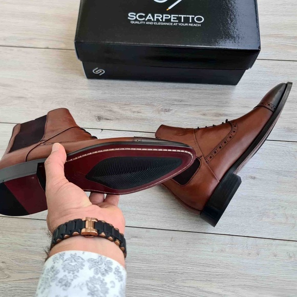 Men's Leather Chelsea Boots | Handmade - Picture 7 of 8